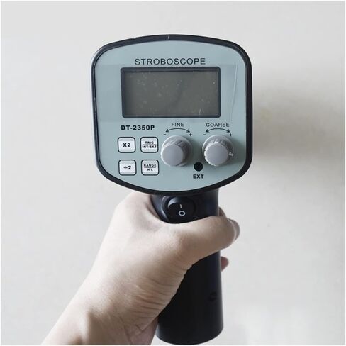 Stroboscope, Portable Stroboscope DT-2350PA Digital Tachometer Handheld Wide Measurement Range 50-12000 FPM Digital Flash Analyzer Tachometer for Maintenance in Saudi Arabia