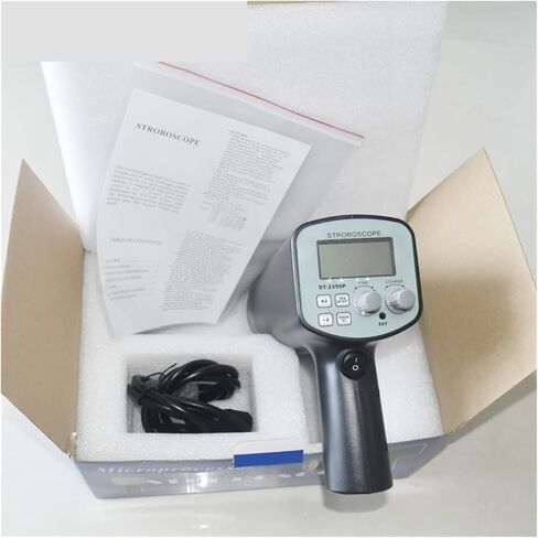 Stroboscope, Portable Stroboscope DT-2350PA Digital Tachometer Handheld Wide Measurement Range 50-12000 FPM Digital Flash Analyzer Tachometer for Maintenance in Saudi Arabia