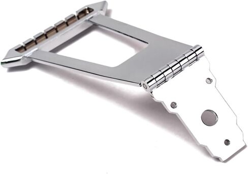 Garneck Metal Archtop Guitar Tailpiece Bridge سلسلة خفيفة الوزن بديلة للجيتار Bass وArchtop، لمسة نهائية فضية أنيقة قياسية لتعزيز الأداء in Saudi Arabia
