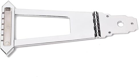 Garneck Metal Archtop Guitar Tailpiece Bridge سلسلة خفيفة الوزن بديلة للجيتار Bass وArchtop، لمسة نهائية فضية أنيقة قياسية لتعزيز الأداء in Saudi Arabia