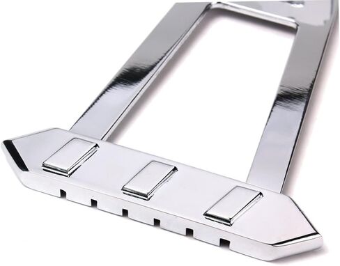 Garneck Metal Archtop Guitar Tailpiece Bridge سلسلة خفيفة الوزن بديلة للجيتار Bass وArchtop، لمسة نهائية فضية أنيقة قياسية لتعزيز الأداء in Saudi Arabia