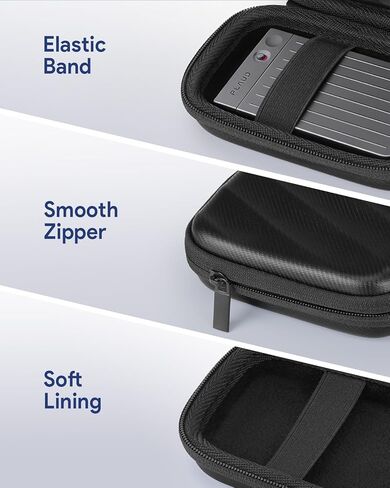 حافظة صلبة لجهاز تسجيل الصوت PLAUD Note/Note Pro AI، حقيبة تخزين واقية لمسجل الصوت الرقمي، تصميم معزز لامتصاص الصدمات، حقيبة مقاومة للماء (الجراب فقط) in Kuwait