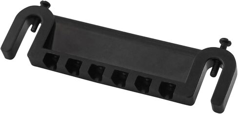 Rubatone Adjustable Wraparound Guitar Bridge Combined bridge Tailpiece Compatible with Les Paul LP SG Style Electric Guitar Parts Accessories Black. in Kuwait