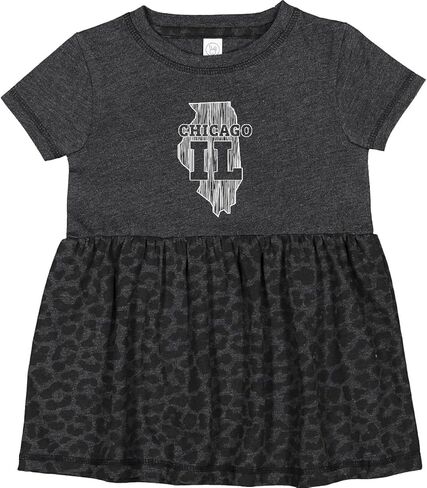 inktastic Chicago IL Infant Dress in Saudi Arabia