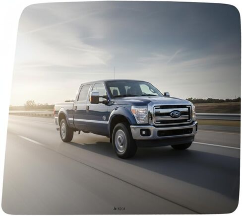 Upper Flat Driver Side Replacement Mirror Glass (2008 2009 2010 2011 2012 2013 2014 2015 2016) for FORD F-150 F-250 F-350 F-450 in Kuwait