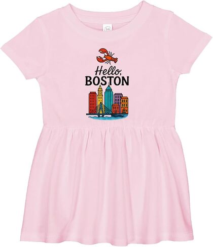 inktastic Boston Massachusetts Infant Dress in Saudi Arabia