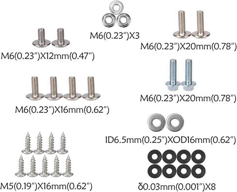 Fairing Screw Set for Chinese Pit Dirt Bikes – CRF50, Pitbike Plastic Panel Bolts – 1 Set of Body Screws for Dirt Bike Plastic Panels in Saudi Arabia
