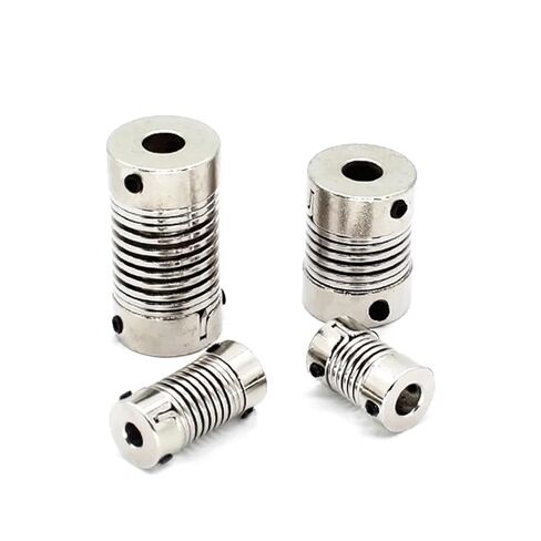 2pcs Aluminum Alloy D16L25 Spring Coupling Elastic Coupling is Used for servo Motor, Screw Rod, Shaft Connector, 3D Printer, CNC(4X6) in Saudi Arabia