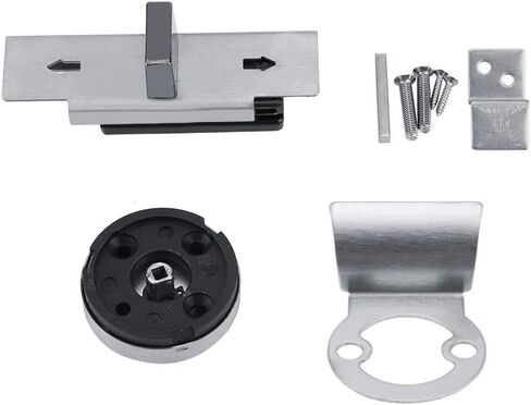 Yosoo Zinc Alloy Stainless Steel Door Lock, Vacant Engaged Privacy Indicator with Red Green Color, for Toilet Restroom Bathroom Partition Bulkhead Door in Kuwait