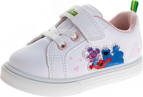Sesame Street Strap Sneakers للأولاد والبنات - الأطفال خفيفة الوزن رياضي تنفس الأحذية التنس (الأحجام: 5-10 طفل صغير / 11 طفل صغير) in Kuwait