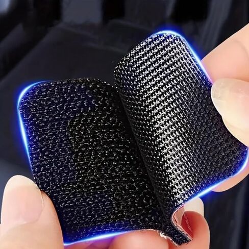 12 Pack Car Floor Mat Fasteners Non Slip Adhesive Hook and Loop Fixing Pads in Saudi Arabia