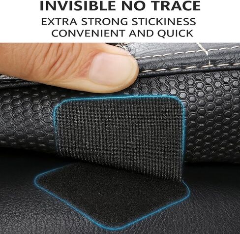 12 Pack Car Floor Mat Fasteners Non Slip Adhesive Hook and Loop Fixing Pads in Saudi Arabia
