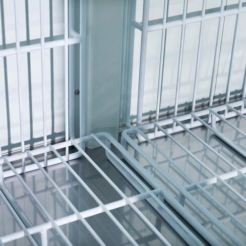 Nexel Global Industrial Ice Merchandiser, 2 Swing Glass Lockable Doors, 45 Cu. Ft. Capacity, 115V, 2 Bottom PVC Coated Wire Shleves, 53-1/8"W x 31-7/8"D x 79-3/8"H in Kuwait