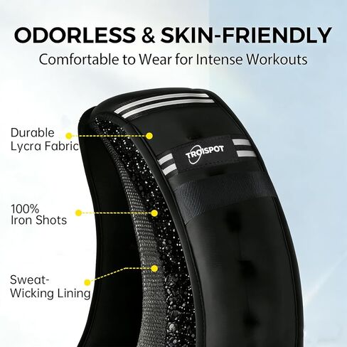 سترة مرجحة، سترة وزن 20 رطل مع شريط عاكس، سترة وزن الجسم مع جيب شبكي خلفي للنساء والرجال، صالة الألعاب الرياضية المنزلية وتدريبات القوة في الهواء الطلق in Kuwait