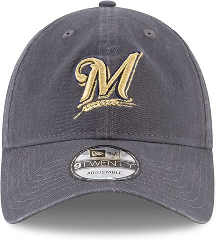 ميلووكي برويرز نيو ايرا الشعار الأساسي الأساسية الكلاسيكية 9TWENTY قبعة قابلة للتعديل الجرافيت in Kuwait