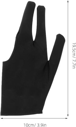 8 قطعة قفازات يويو تنفس ثلاثة أصابع قفازات تدريب البلياردو السنوكر إكسسوارات رياضية أسود أحمر النبيذ للرجال والنساء in Kuwait