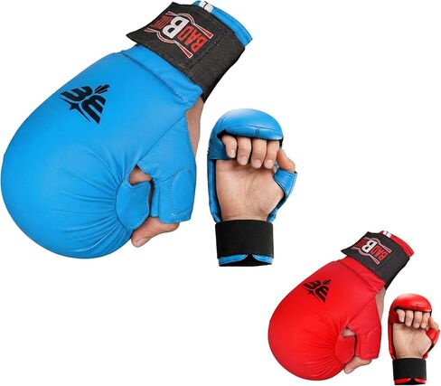 Twister Professional Karate Training Mitts | Karate Gloves with Thumb Elastic/Hook & Loop Closing | Premium Sizing in Kuwait