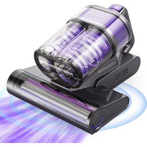 FEPPO Mattress Vacuum Cleaner, 4-in-1 Bed Vacuum Cleaner PRO, 16KPa Handheld Vacuums with 253.7nm UV-C Light, 40,000 Beats/Min Tapping, 140°F Hot Air, HEPA Filter for Bed, Sofa, Crib(Corded, 550W) in Kuwait