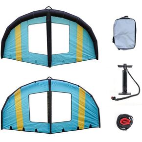 Inflatable Surfing Wing Windsurfing Sail,Lightweight Stable Inflatable Kite Hydrofoil,Wind Surfing Surfboard and Sail,with Storage Bag Kiteboard,5m³ in Kuwait