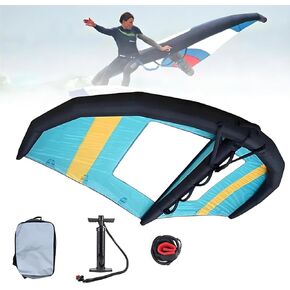 Inflatable Hydrofoil Board,Handheld Surf Sail,Inflatable Surfing Wing,Kitesurfing Wing Windsurfing with Window,for Water Sports Kiteboard Surf,6m³ in Kuwait