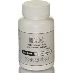 Relief Hypochlorous Acid Test Strips - Dual pH & Free Chlorine Testing for HOCl – High-Accuracy Color Chart, For Cleaning, Disinfection & Electrolyzed Water Testing (25 Combination Strips) in Kuwait