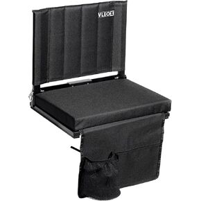 مقاعد الملعب للمدرجات مع دعم الظهر، مقاعد المبيض المحمولة مع ظهور ووسادة واسعة، وسادة مريحة مبطنة كرسي مقعد الملعب مع خطافات، حزام كتف، مقبض حمل، حامل أكواب in Kuwait