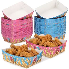 50 قطعة من لوازم حفلات ماجونج، صواني تقديم الطعام الورقية للاستعمال مرة واحدة، صواني طعام ورقية وردية اللون، كبيرة الحجم للفتيات المحببات للماجونج، يوم اللعب العائلي، والاحتفال بعيد الميلاد، وديكورات الحفلات in Kuwait