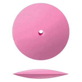 عجلة كاشطة مطاطية من Dedeco Sunburst للأداة الدوارة - عجلة حافة السكين 7/8 بوصة (22 مم)، ملحقات الأدوات الدوارة للتشطيب والتلميع، وردي 600 حبيبة، (خفاف ناعم) - 12 قطعة في كل عبوة in Kuwait