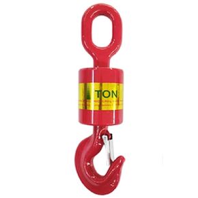 2T-12.5T Universal Vertical Rotating Hook Lifting Tool Cargo Hook Oilfield Sling Alloy Steel Industrial Grade(Black) in Kuwait