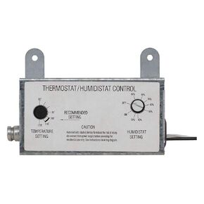 Dayton 2 SPST Attic Fan Thermostat/Humidistat with 60° to 120°F Range, 2.5A in Kuwait