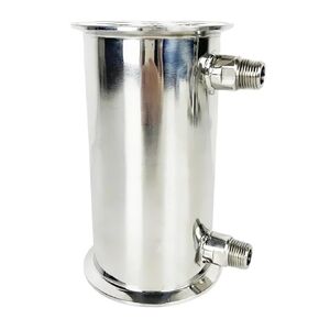 4 بوصة 102 مم (OD119mm) مزيل البلغم، الارتجاع، مكثف التقطير. الطول 200 مم، مع مداس ذكر 1/2 بوصة، فولاذ 304 in Kuwait