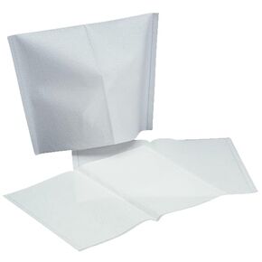 500/bx Disposable White Medical Chair Head Rest Paper Covers 10" x 13" White Barrier ProtectionTextured Tissue with Poly Backing Fluid Resistant in Kuwait