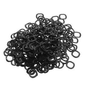 Totority 1000pcs 6mm القطر الداخلي الأسود الثلاثي المتموج غسالات الربيع للبراغي البراغي محامل المحرك الصلب ضغط موجة جوانات للتثبيت الكهربائية والميكانيكية in Kuwait