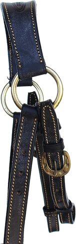 CHALLENGER Horse Australian Outrider Black Leather Martingale Breastplate 110BP325BK-F in Saudi Arabia