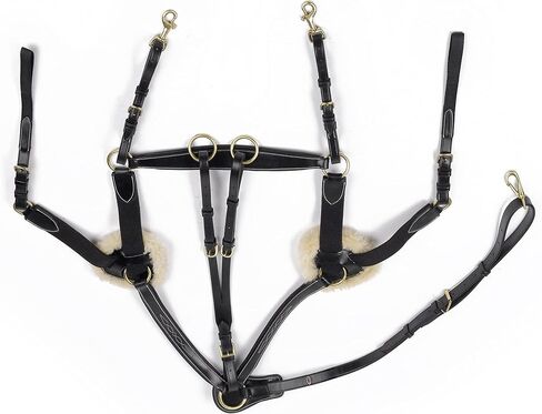 Whitaker Valencia Leather 5-point Breastplate in Saudi Arabia