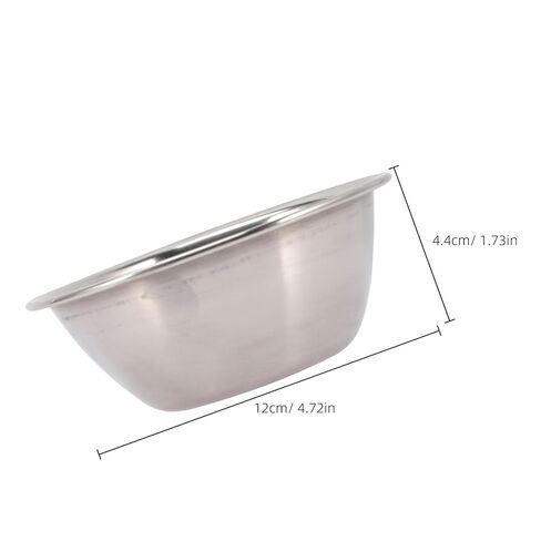 وعاء قياس السوائل الطبية من الفولاذ المقاوم للصدأ 304 من ديديساون مع حامل كرات قطنية، حوض تخزين الأدوات الجراحية مقاس 12 سم للاستخدام السريري والمختبري in Kuwait