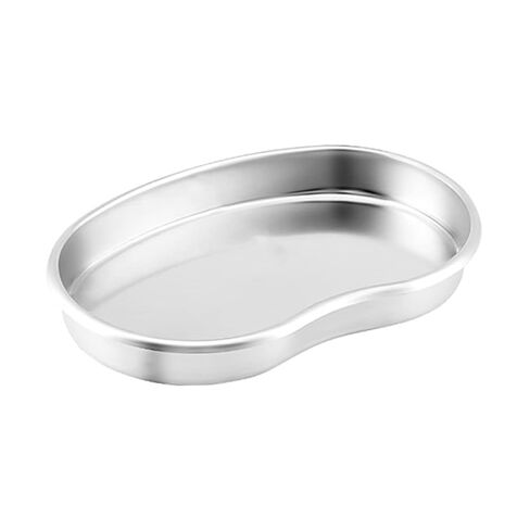 صينية من الفولاذ المقاوم للصدأ وعاء الكلى حوض على شكل الكلى طبق معدني قابل لإعادة الاستخدام S in Kuwait