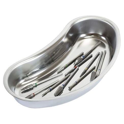صينية من الفولاذ المقاوم للصدأ وعاء الكلى حوض على شكل الكلى طبق معدني قابل لإعادة الاستخدام S in Kuwait