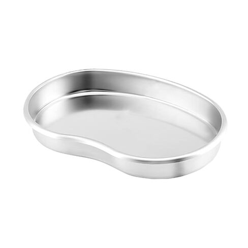 صينية من الفولاذ المقاوم للصدأ وعاء الكلى حوض على شكل الكلى طبق معدني قابل لإعادة الاستخدام S in Kuwait
