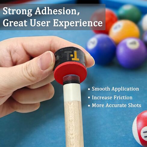 طباشير SUPERDIAMOND Pro Pool Cue، طباشير بلياردو قياسي للبطولة، صندوق مكعبات واحد مع حقيبة تخزين للسفر، غبار منخفض، كثيف للغاية، مناسب للسنوكر/حمام السباحة/8 كرات، أحمر in Saudi Arabia