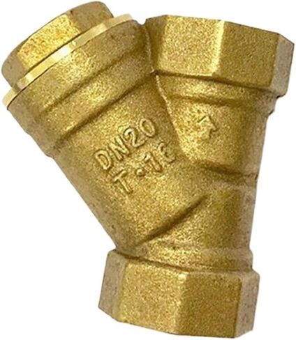 1pcs 1/2" 3/4" 1" 2" 3" 4" Y Shaped Brass Strainer Filter Valve Female Inline Y Mesh Strainer Threads Filter Brass Filter Valve(1-1/2") in Saudi Arabia