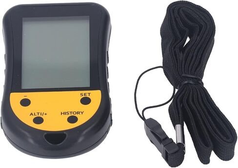 Digital Altimeter Multifunctional LCD Backlit Display Portable Compass Altimeter Barometer Thermometer for Outdoor Sports ABS Material in Saudi Arabia