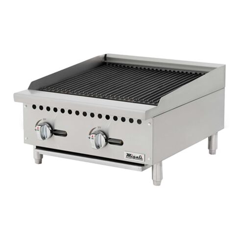 Migali C-CR24 شواية Char-Rock عريضة مقاس 24 بوصة - 70.000 وحدة حرارية بريطانية in Kuwait