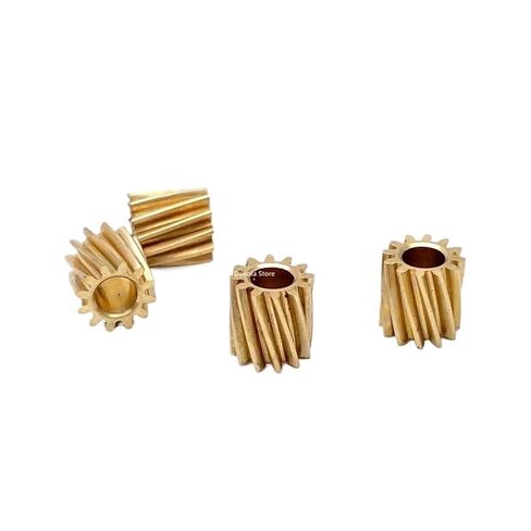1pcs 0.4M 12T 2.3mm/3mm Metal Helical Copper Gear(2.28mm-2.3MM) in Saudi Arabia