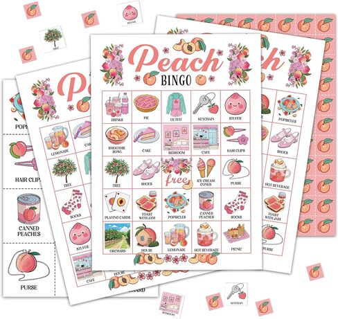 Picnic Bingo Cards لأصدقاء العائلة ، ألعاب البنغو الصيفية للبالغين ، مستلزمات زخارف الحفلات في التخييم الصيفي ، وبطاقات لعبة السفر في الهواء الطلق ، و 24 لاعبًا بطاقات لعبة -01 in Kuwait
