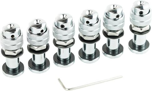 Guyker Tuning Pegs, Chrome Guitar Tuners Tuning Keys Machine Heads(GK01, 6 Piece) in Saudi Arabia