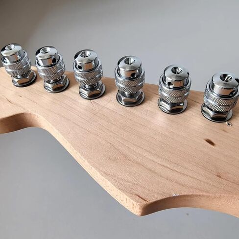 Guyker Tuning Pegs, Chrome Guitar Tuners Tuning Keys Machine Heads(GK01, 6 Piece) in Saudi Arabia