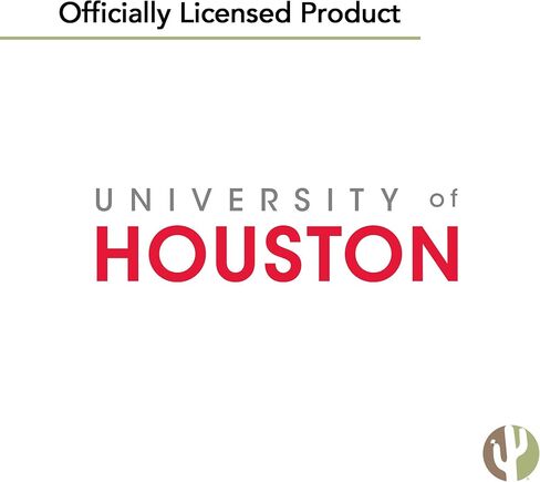 Desert Cactus University of Houston - Southeast Neck Tie UH Cougars 100% Polyester Necktie with Logo, Officially Licensed (Style A) in Saudi Arabia