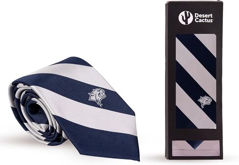 Desert Cactus University of New Hampshire Neck Tie UNH Wildcats 100% Polyester Necktie with Logo, Officially Licensed (Style A) in Saudi Arabia