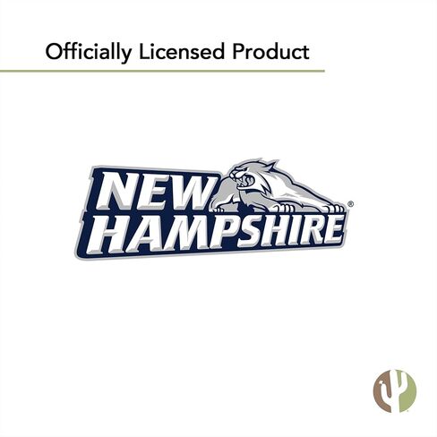 Desert Cactus University of New Hampshire Neck Tie UNH Wildcats 100% Polyester Necktie with Logo, Officially Licensed (Style A) in Saudi Arabia